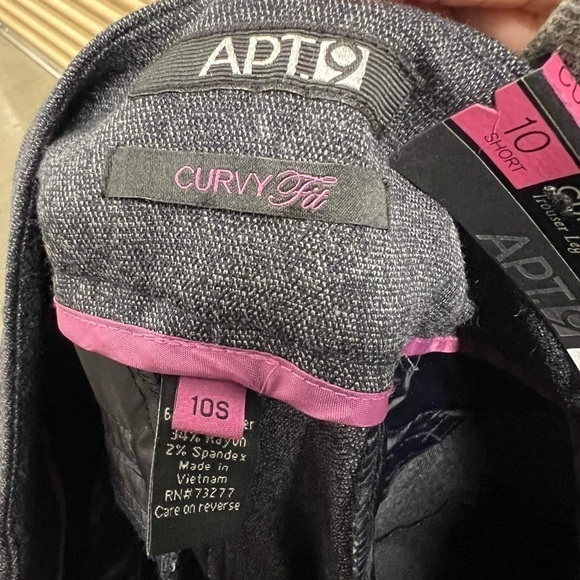 NWT APT. 9 2 Pair Size 10 Short Curvy Fit Wide Leg Dress Pants - Picture 8 of 9